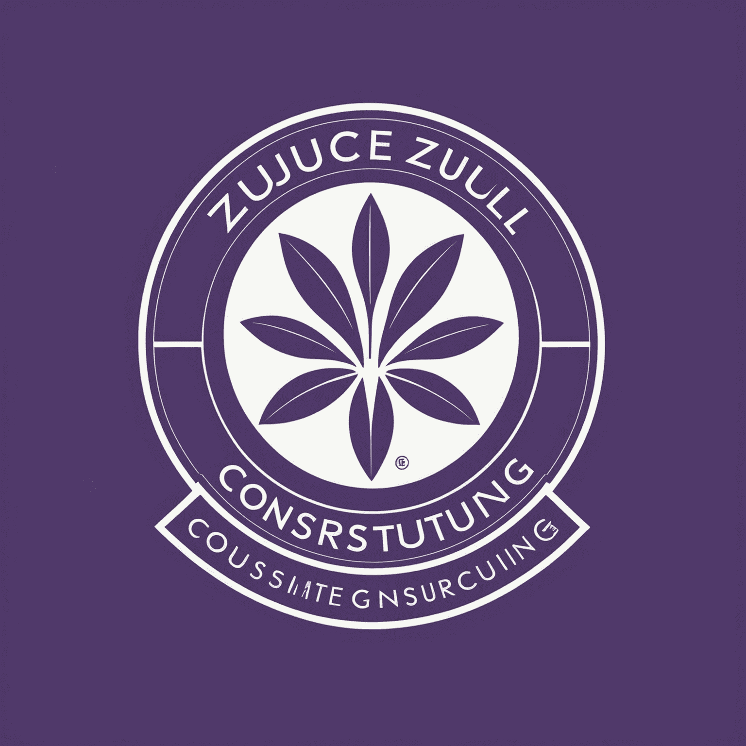 zulu.consulting company logo in shades of purple