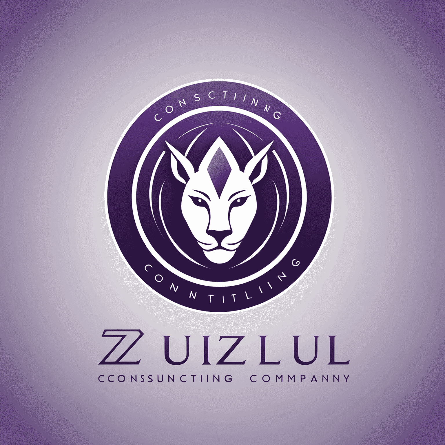 zulu.consulting company logo in shades of purple