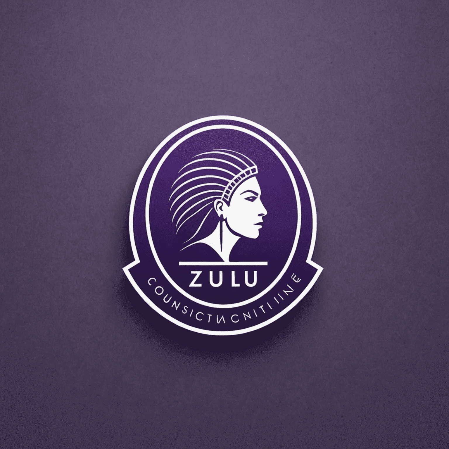 zulu.consulting company logo in shades of purple