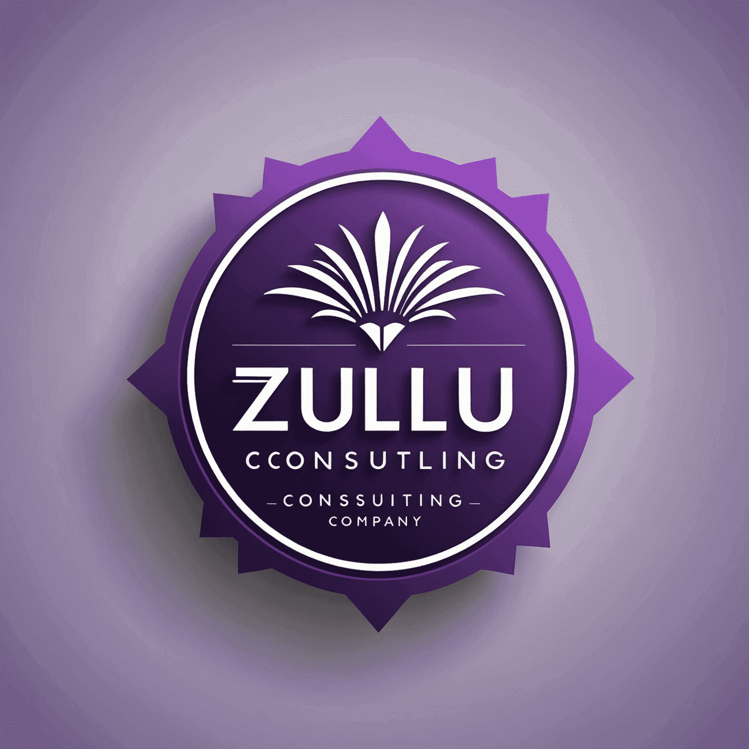 zulu.consulting company logo in shades of purple