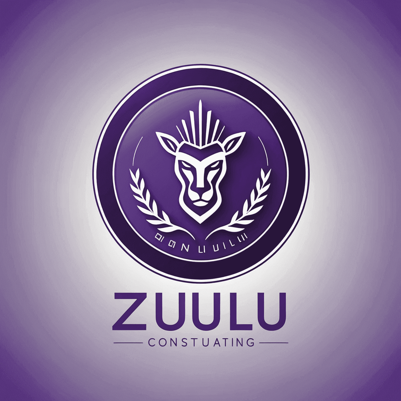 zulu.consulting company logo in shades of purple