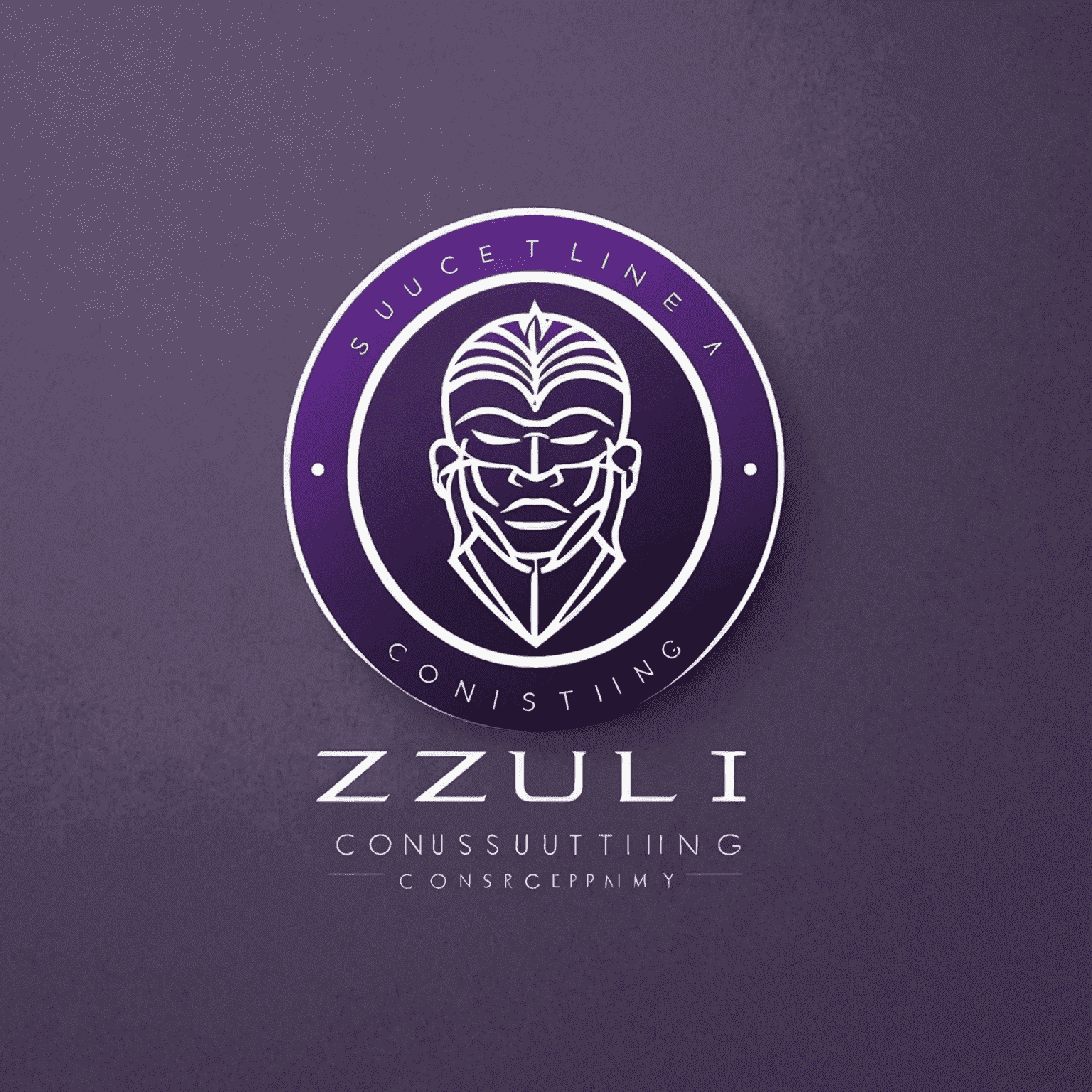 zulu.consulting company logo in shades of purple